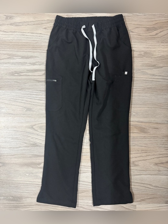 Figs Pants - FIGS Technical Collection Black Cargo Pants Size L Healthcare Scrubs